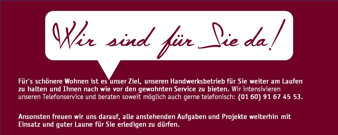 Högemann - Wir sind weiter für Sie da